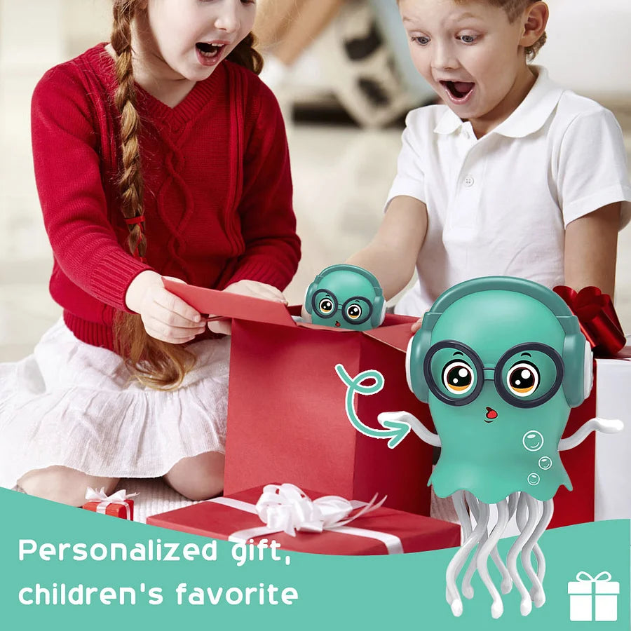 JellyGroove™ Musical Crawling Jellyfish Toy with Lights and Movement