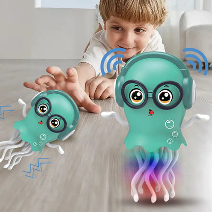 JellyGroove™ Musical Crawling Jellyfish Toy with Lights and Movement