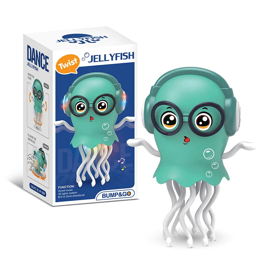 JellyGroove™ Musical Crawling Jellyfish Toy with Lights and Movement