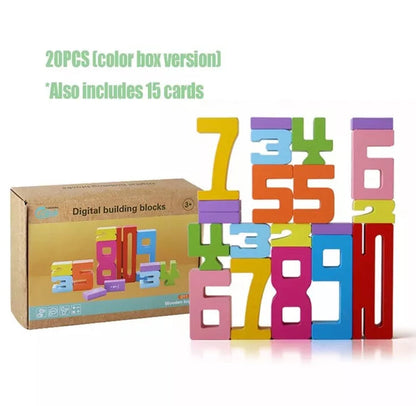 NumberStackers™ Montessori Inspired Stacking Number Puzzle for Early Math Skills