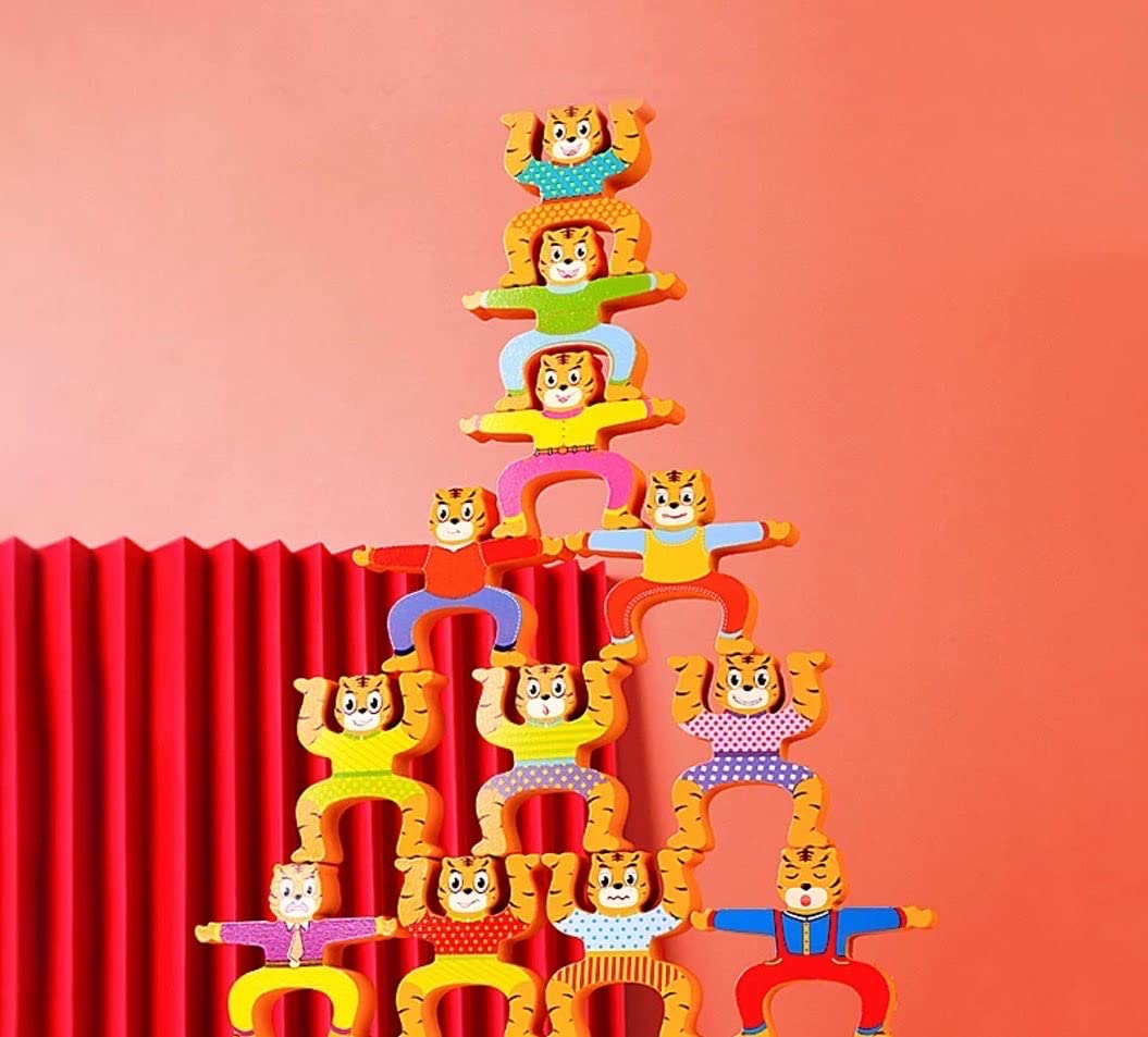 Balanzoo™ Montessori Tiger Stacking and Balancing Game for Skill Building