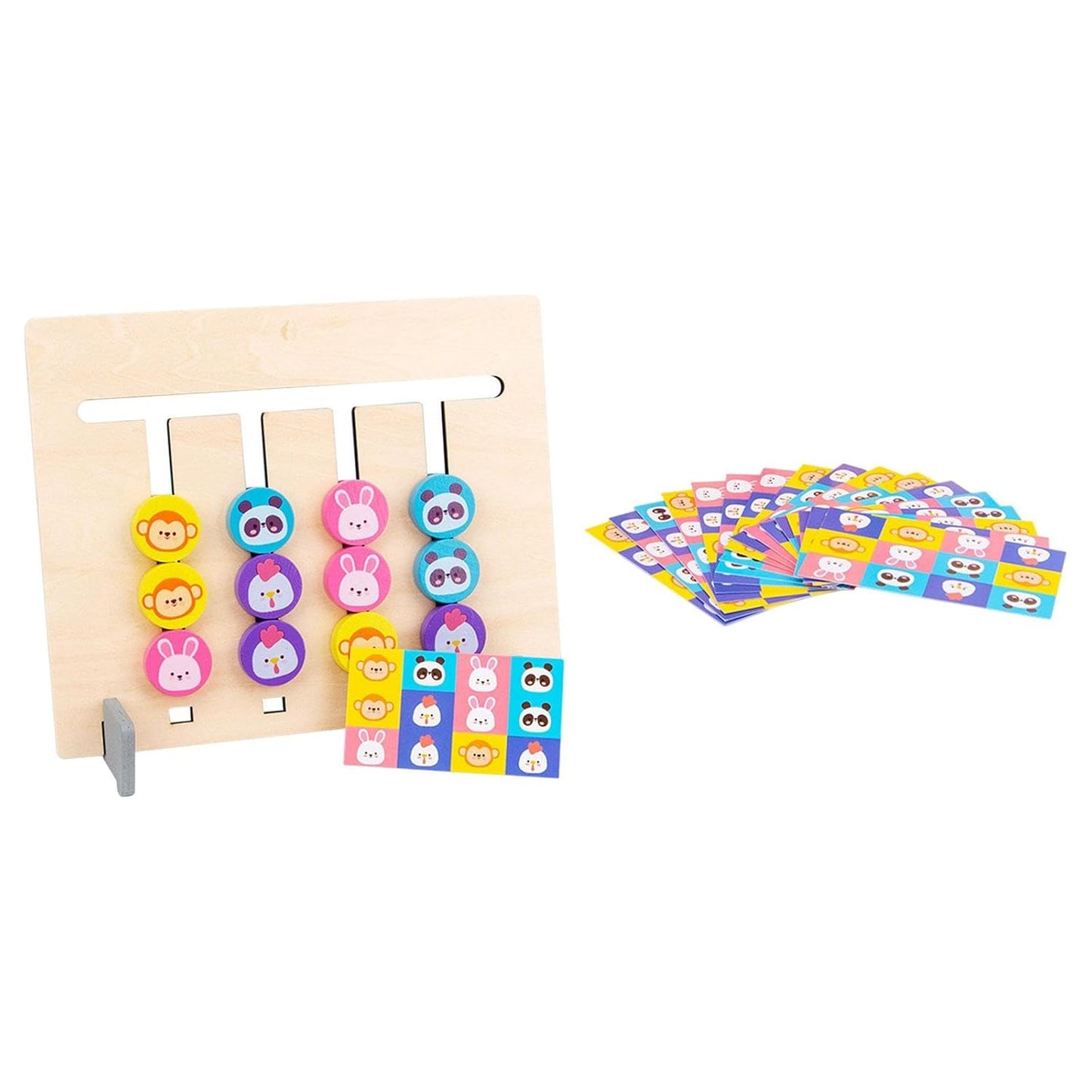 PlayWood™ Wooden Focus Maze Game with Solo and Two Player Modes