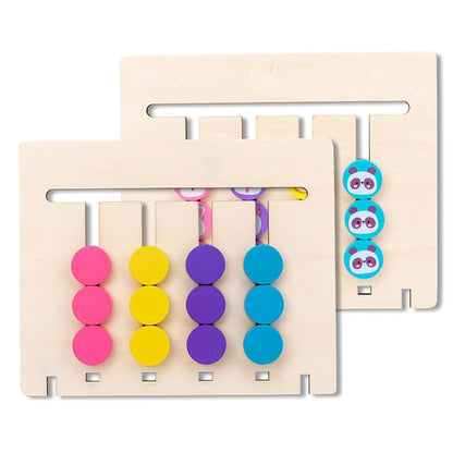 PlayWood™ Wooden Focus Maze Game with Solo and Two Player Modes