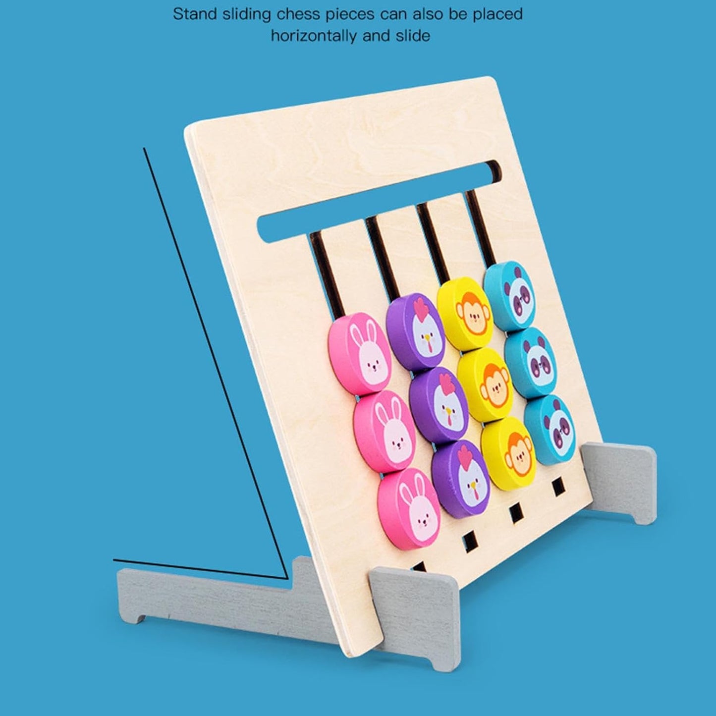 PlayWood™ Wooden Focus Maze Game with Solo and Two Player Modes