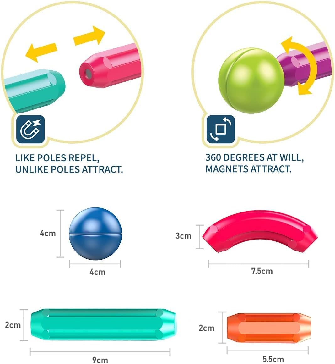 MagnaBuild™ Magnetic Balls and Sticks Building Set