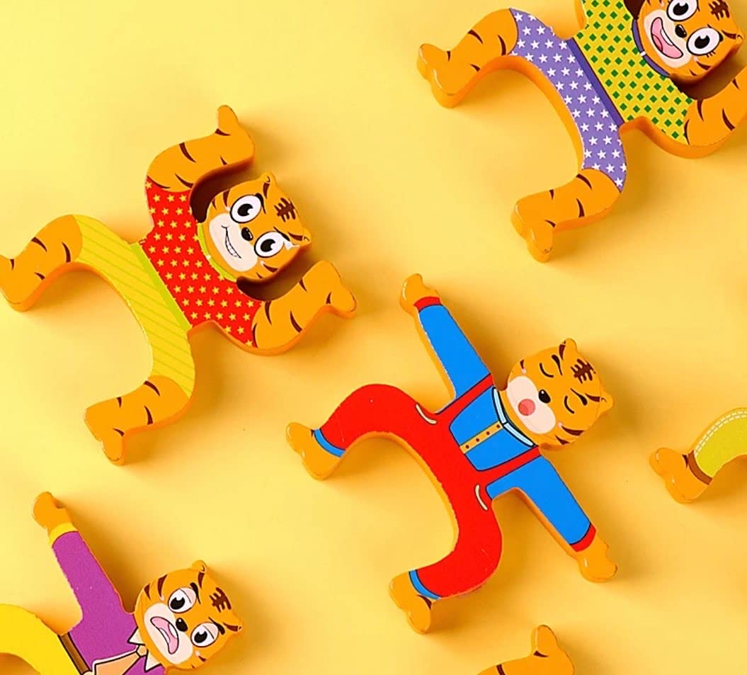Balanzoo™ Montessori Tiger Stacking and Balancing Game for Skill Building