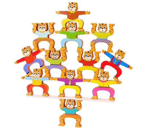 Balanzoo™ Montessori Tiger Stacking and Balancing Game for Skill Building