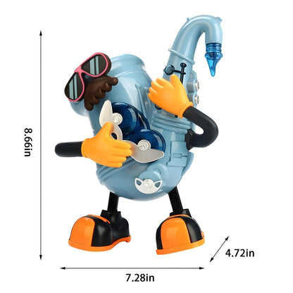 GrooveBot™ Saxophone Playing Dancing Robot Toy for Active Fun