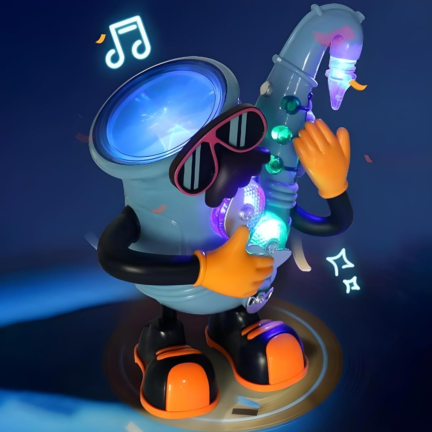 GrooveBot™ Saxophone Playing Dancing Robot Toy for Active Fun