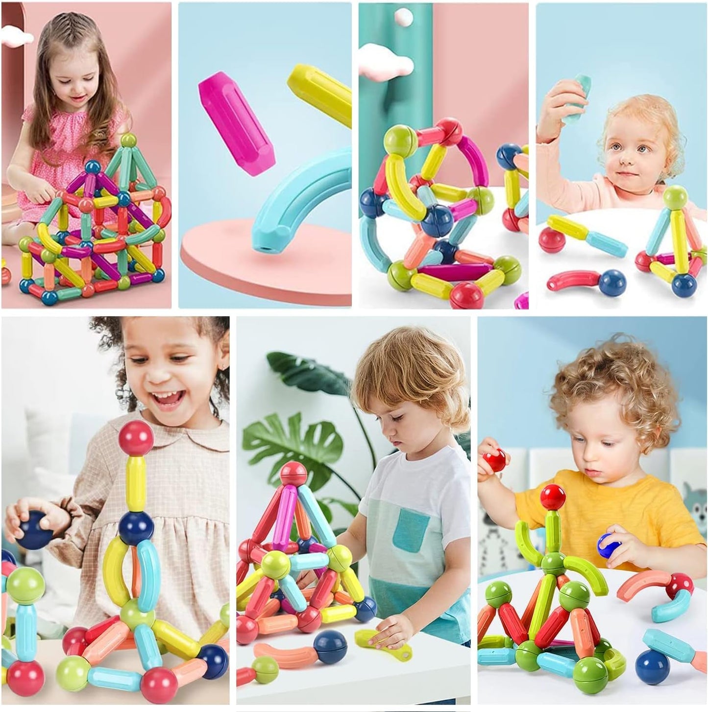 MagnaBuild™ Magnetic Balls and Sticks Building Set