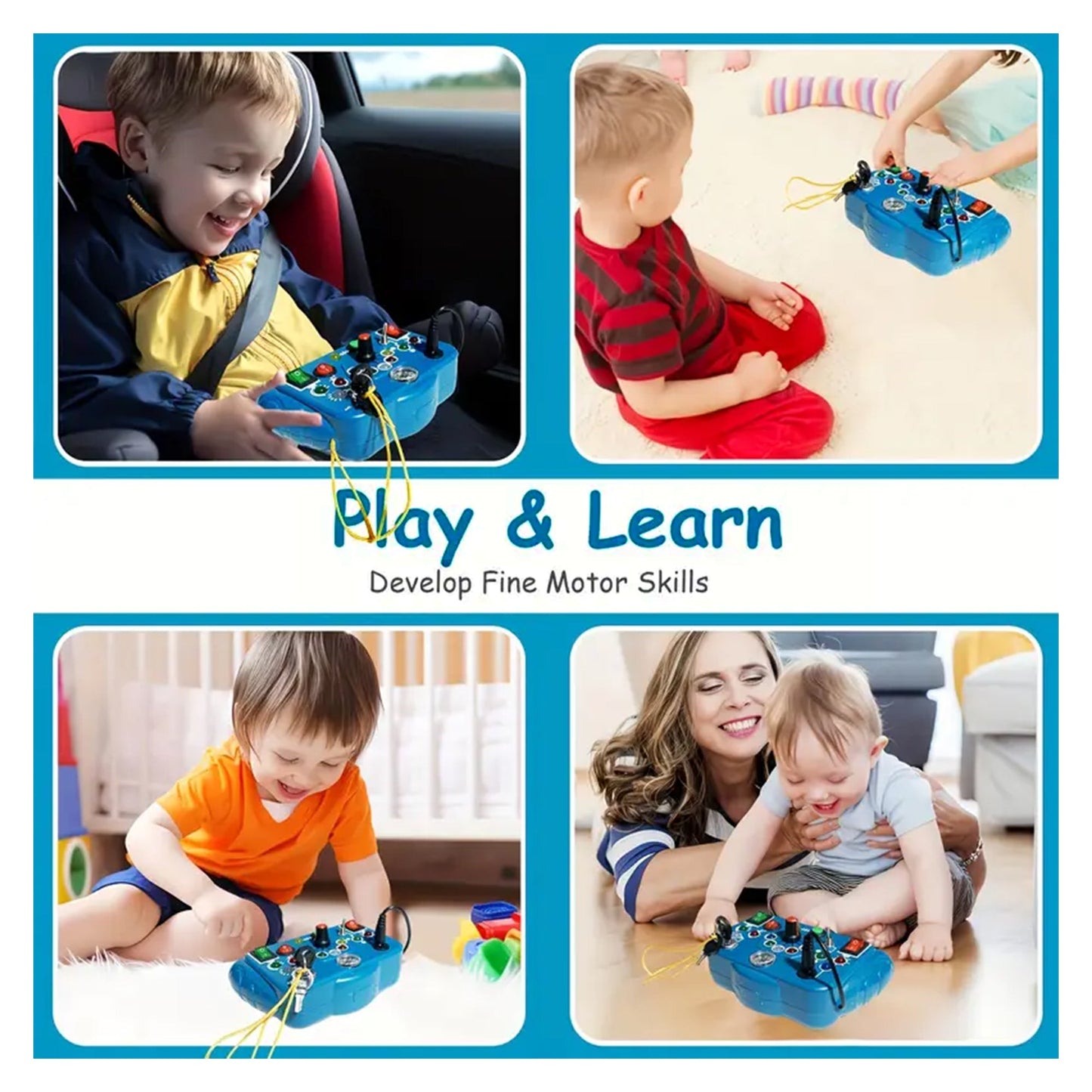 Little Explorer Board™ Travel Friendly Montessori Learning Toy for Toddlers