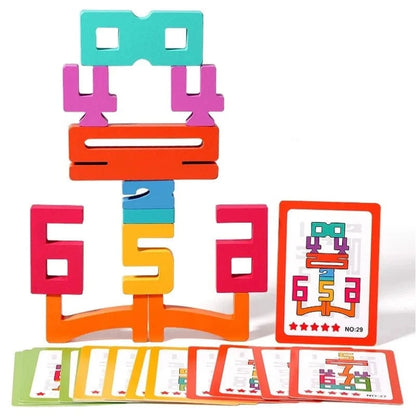NumberStackers™ Montessori Inspired Stacking Number Puzzle for Early Math Skills