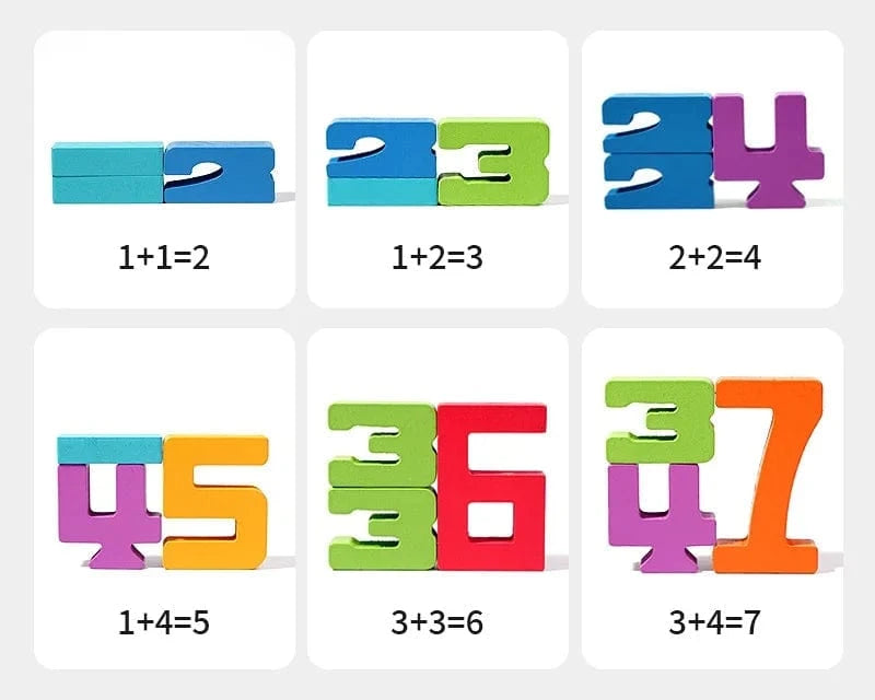 NumberStackers™ Montessori Inspired Stacking Number Puzzle for Early Math Skills