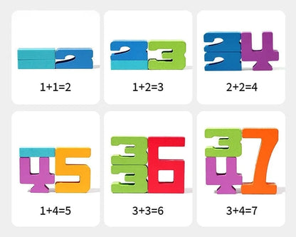 NumberStackers™ Montessori Inspired Stacking Number Puzzle for Early Math Skills