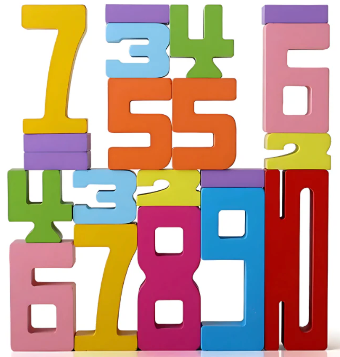 NumberStackers™ Montessori Inspired Stacking Number Puzzle for Early Math Skills