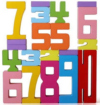 NumberStackers™ Montessori Inspired Stacking Number Puzzle for Early Math Skills