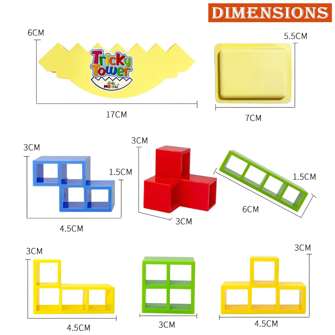 StackItUp™ 3D Balance and Stacking Game for All Ages