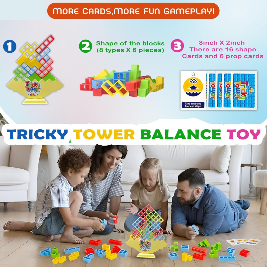 StackItUp™ 3D Balance and Stacking Game for All Ages