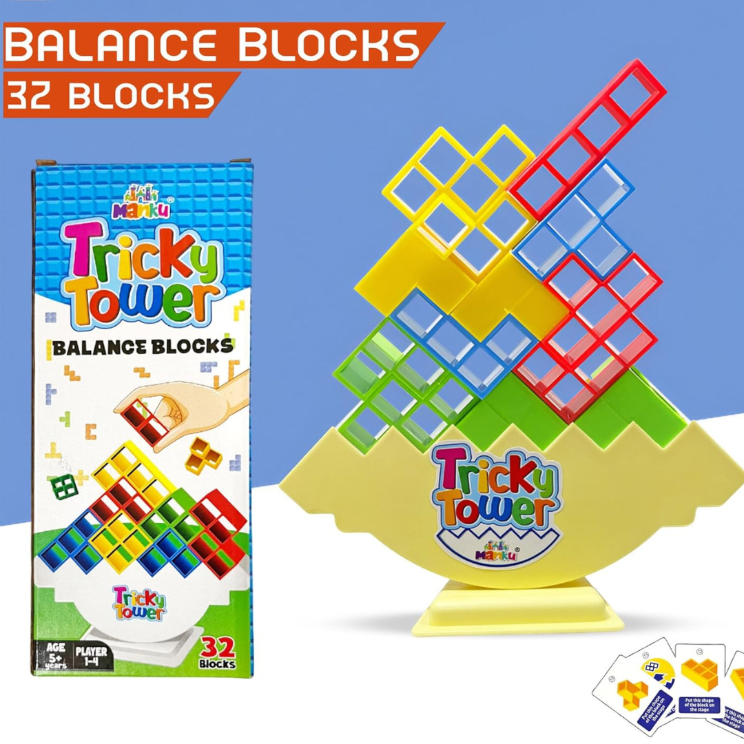 StackItUp™ 3D Balance and Stacking Game for All Ages