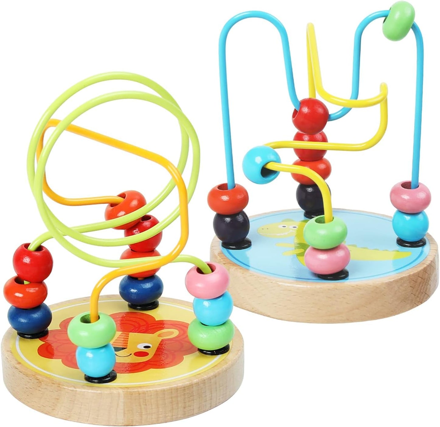 BeadyPath™ Wooden Montessori Bead Maze for Motor Skill Development