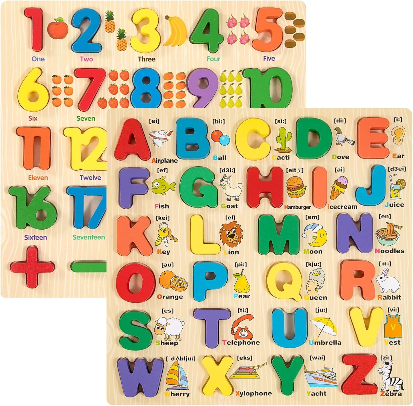 AlphaDuo™ Alphabet & Number Puzzle Boards
