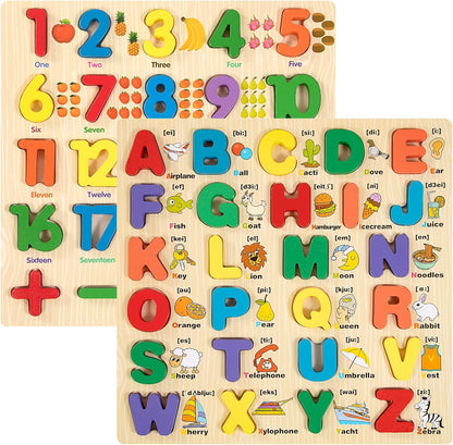 AlphaDuo™ Alphabet & Number Puzzle Boards