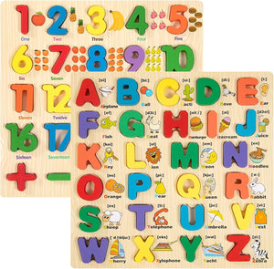 AlphaDuo™ Alphabet & Number Puzzle Boards