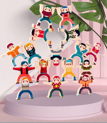 Hercules™ 4-in-1 Wooden Balancing Game for 3+ years