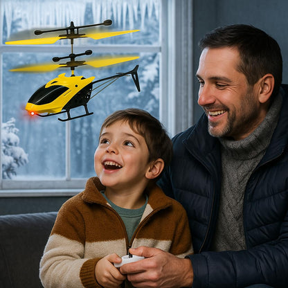 SkyGlide™ Hand Sensor Flying Helicopter with Safety Sensors