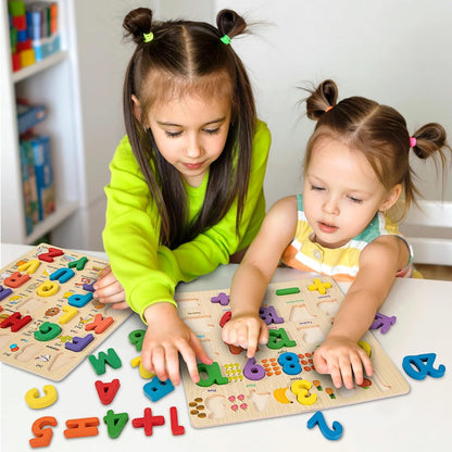AlphaDuo™ Alphabet & Number Puzzle Boards
