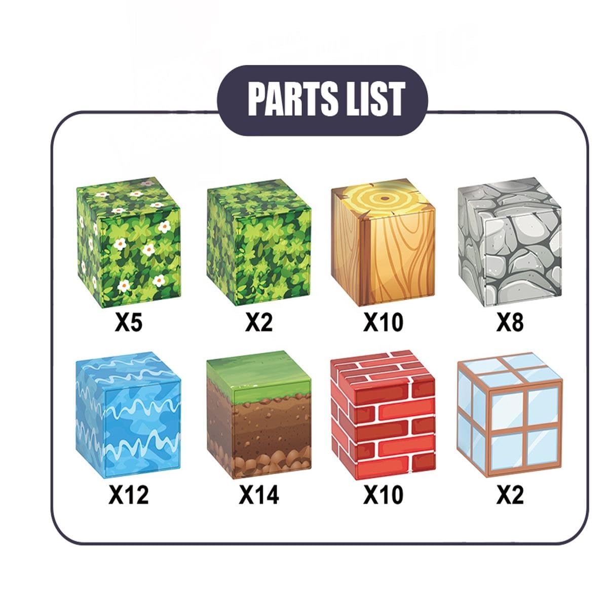 TerraBlocks™ Magnetic Forest Builder Set