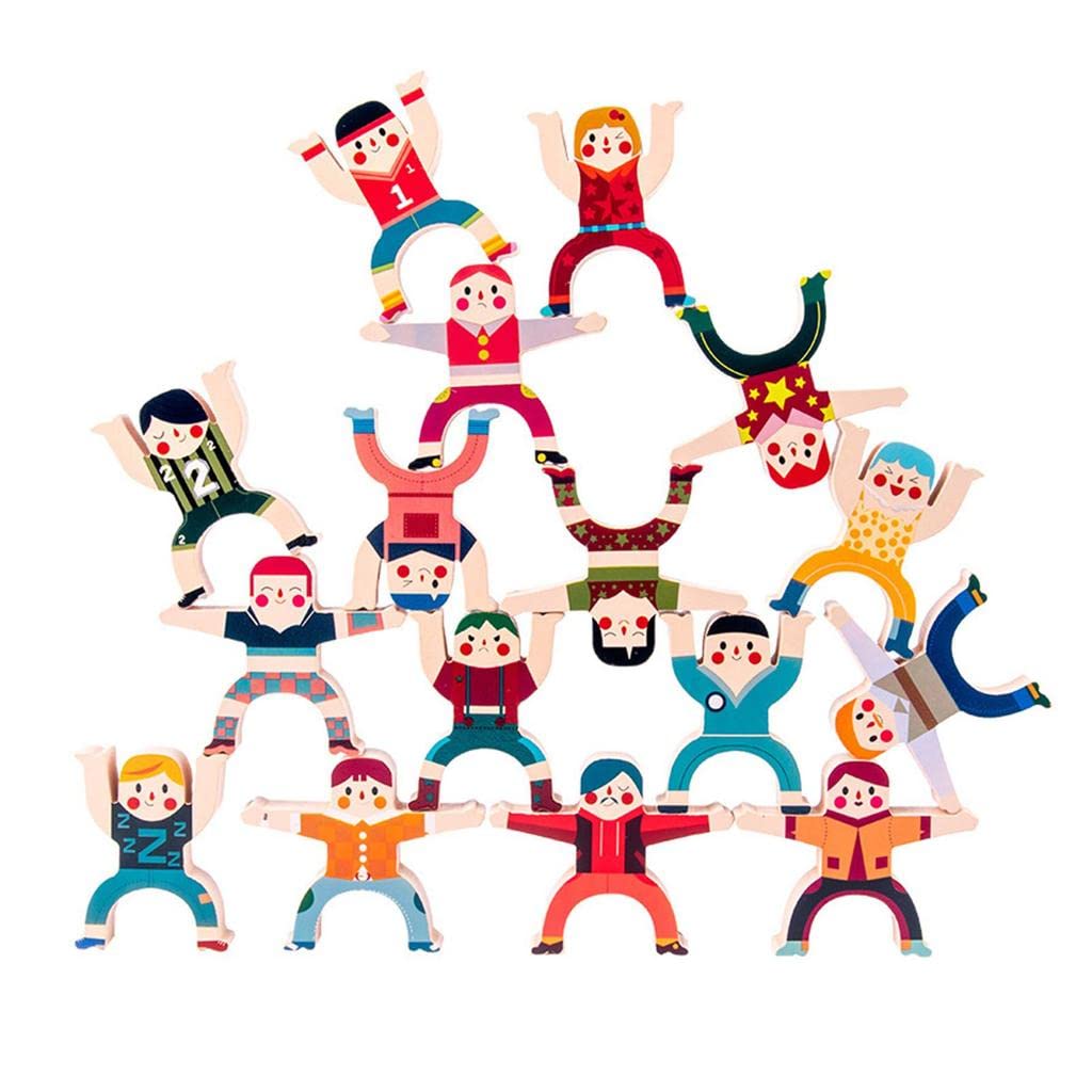 Hercules™ 4-in-1 Wooden Balancing Game for 3+ years