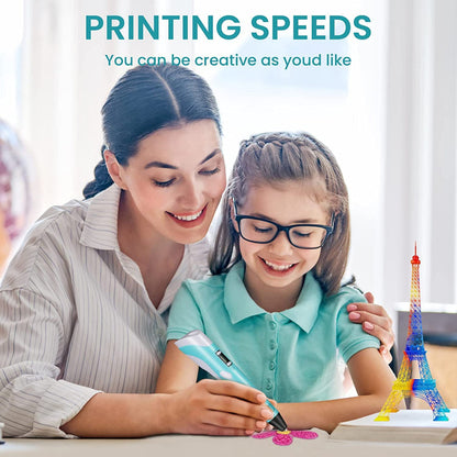 NeoDraw™ 3D Printing Pen with LCD Display and PLA Filament