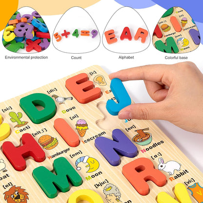 AlphaDuo™ Alphabet & Number Puzzle Boards