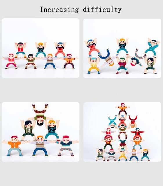 Hercules™ 4-in-1 Wooden Balancing Game for 3+ years