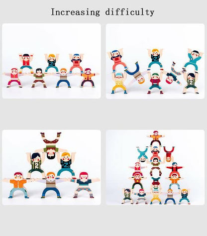 Hercules™ 4-in-1 Wooden Balancing Game for 3+ years