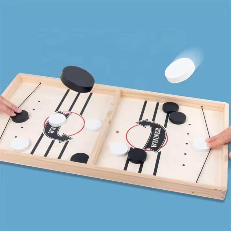 SwiftShot™ Wooden String Hockey Game for Fast Action Play