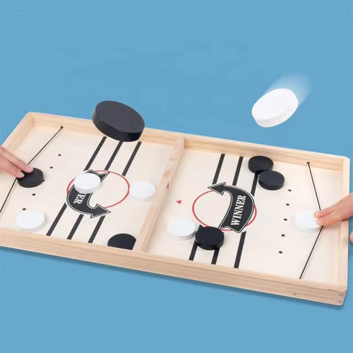 SwiftShot™ Wooden String Hockey Game for Fast Action Play