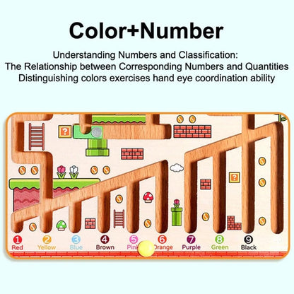 Mario Maze™ Obstacle Style Magnetic Learning Maze for Toddlers
