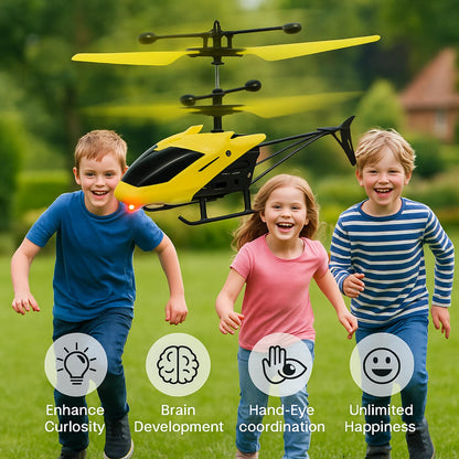 SkyGlide™ Hand Sensor Flying Helicopter with Safety Sensors