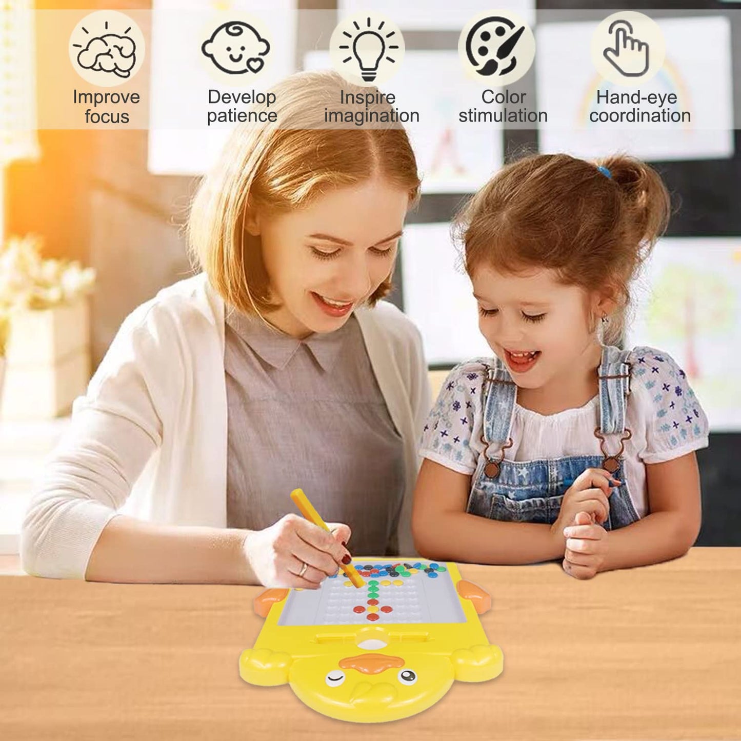 DotMaze™ Magnetic Bead Drawing Board (LARGE)