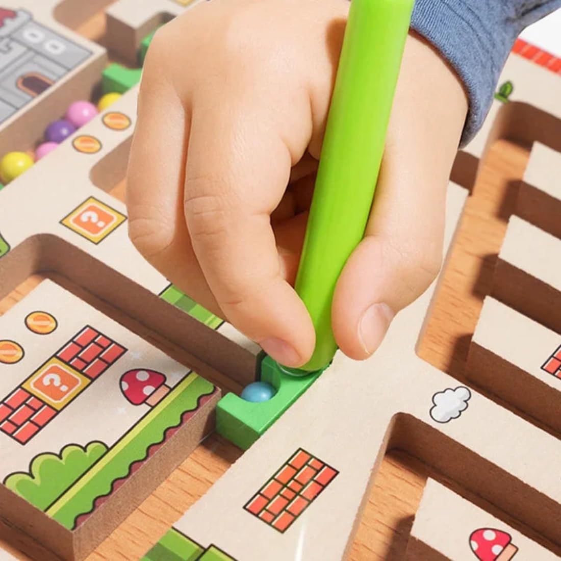 Mario Maze™ Obstacle Style Magnetic Learning Maze for Toddlers