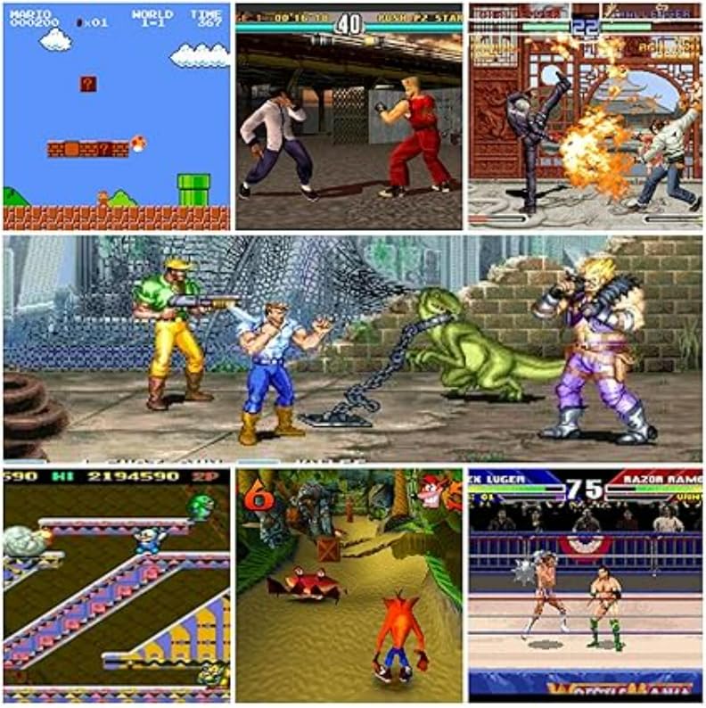 PocketArcade™ 400 in 1 Handheld Game Console with TV Output