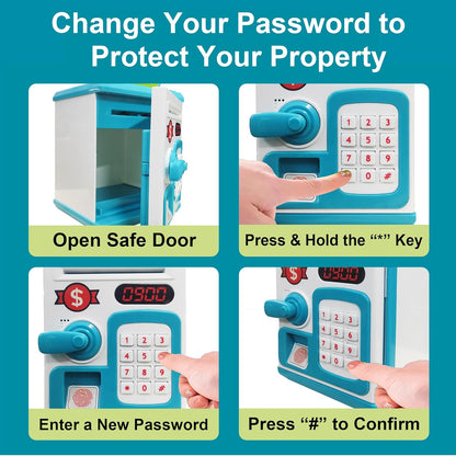 SmartVault™ Kids Digital Money Safe with Password Lock