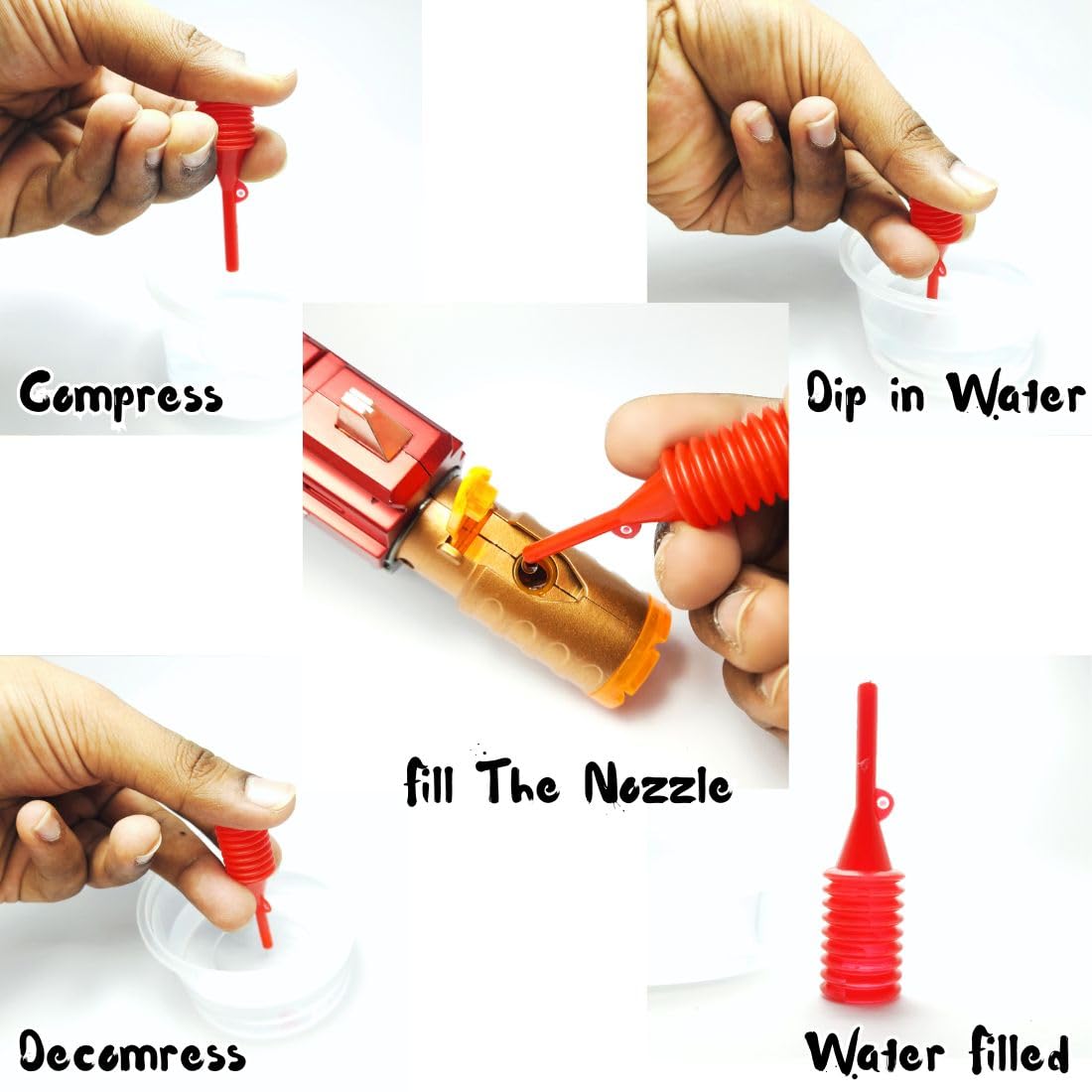 SmokeStrike™ Light and Sound Action Toy Gun with Smoke Effect