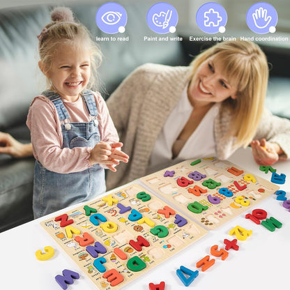 AlphaDuo™ Alphabet & Number Puzzle Boards