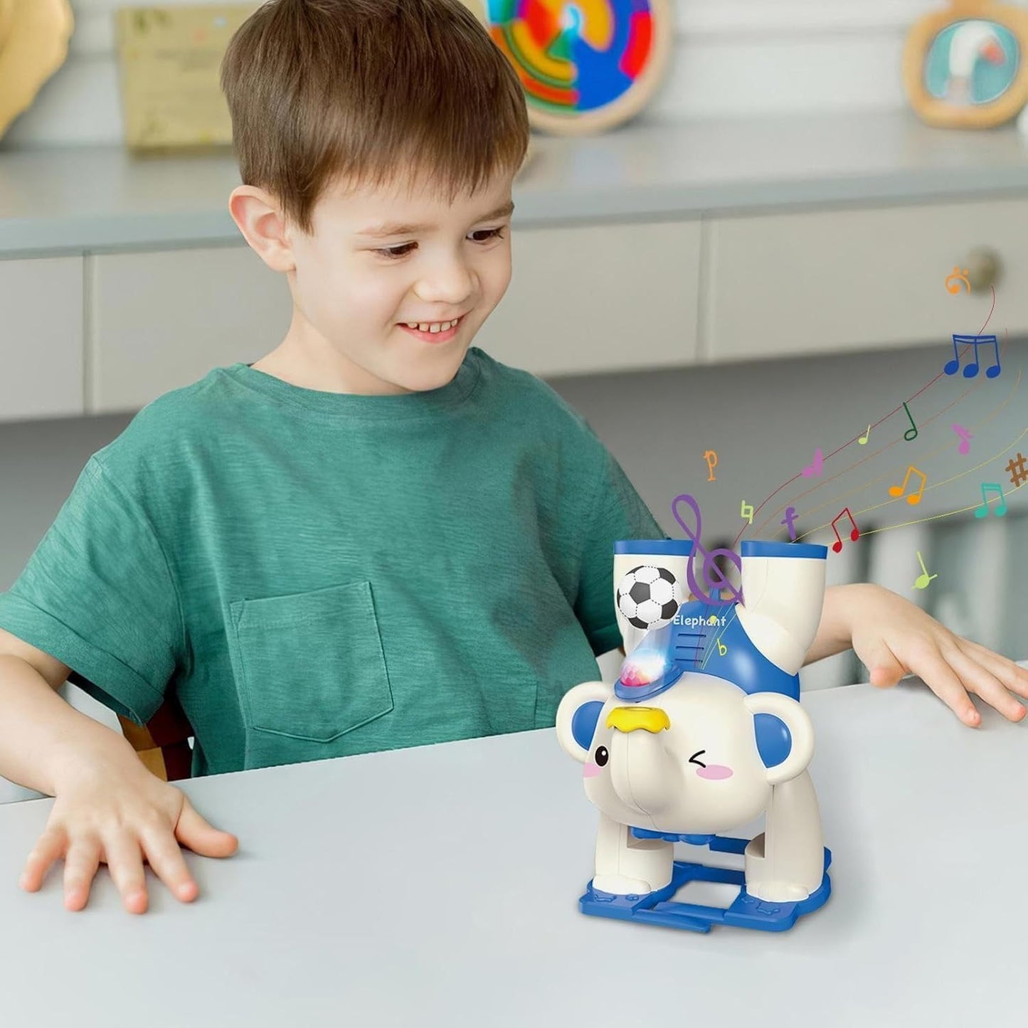 BreeziWalk™ Musical Walking Elephant Toy with Floating Ball