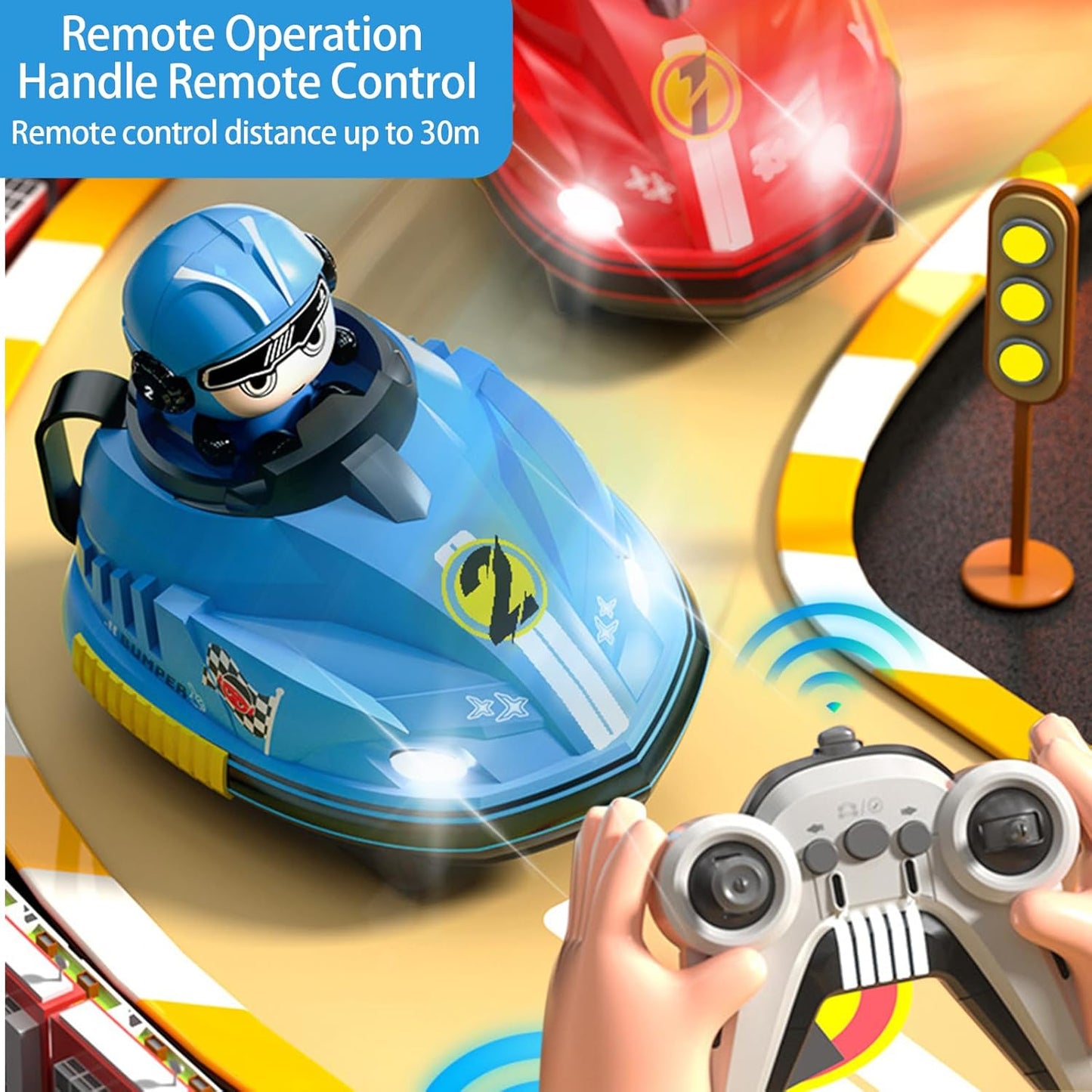 Battle Bumpers™ Remote Control Go Kart Duel Set with Eject Action