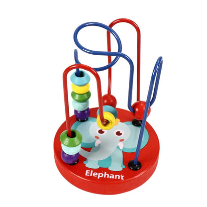 BeadyPath™ Wooden Montessori Bead Maze for Motor Skill Development