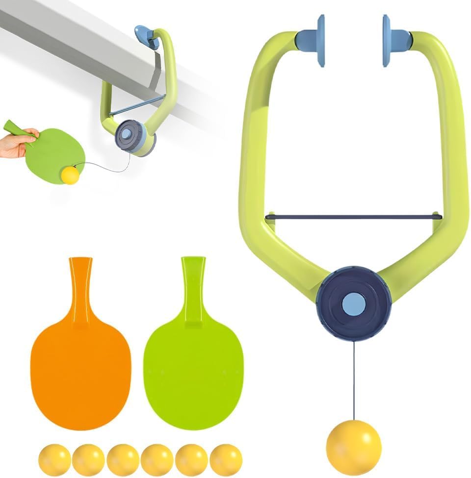 HangPing™ Hanging Table Tennis Trainer Set for Indoor Practice
